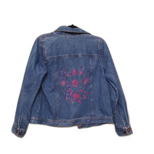 Kim Rogers Floral Jean jacket
